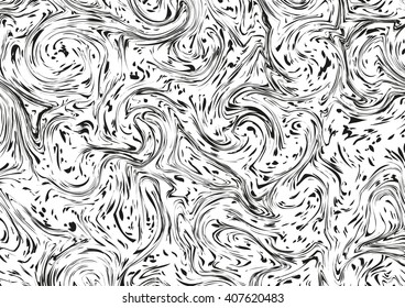 Black and white abstract wavy background