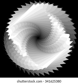 black and white abstraction 