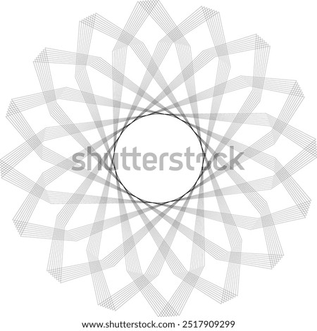 Black and White Absurd Flower