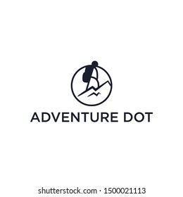 Black & White Adventure Summit Logo Design