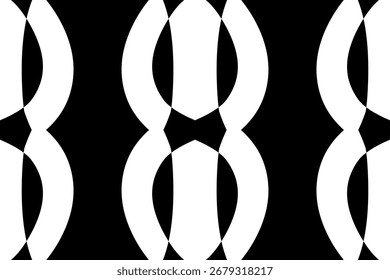 Black and white aesthetic abstract gradient line art shape wallpaper background pattern	