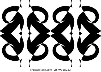 Black and white aesthetic abstract gradient line art shape wallpaper background pattern	