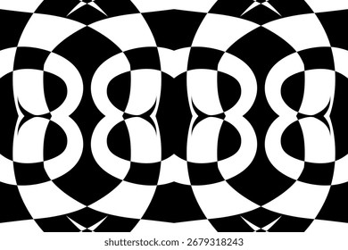 Black and white aesthetic abstract gradient line art shape wallpaper background pattern	