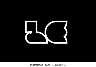 black and white alphabet letter le l e logo design suitable for a company or business