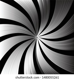 Black and white alternating light spread in a beautiful retro style. For background, banner, card or text-vector