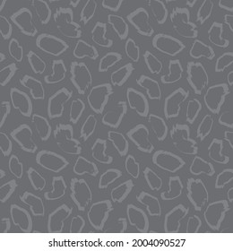 Black and White Animal Leopard Seamless Pattern Background for fashion textiles, graphics and crafts