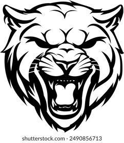 black and white animal logo