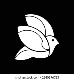 logotipo en blanco y negro, adecuado para su uso en todos los ámbitos relacionados con el mundo animal