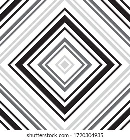 Color negro y blanco Argyle diagonal rayado sin fisuras de fondo adecuado para textiles de moda, gráficos