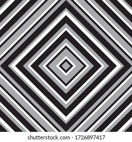 Color negro y blanco Argyle diagonal rayado fondo de patrón sin costura adecuado para textiles de moda, gráficos