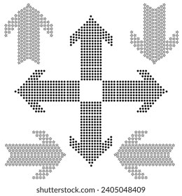 BLACK AND WHITE ARROW DESIGN VECTOR FILES