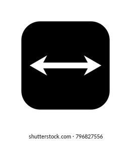 black and white arrow icon