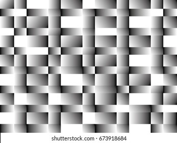 black and white art block gradient pattern in vector
