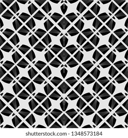 black and white Art deco style decorative element