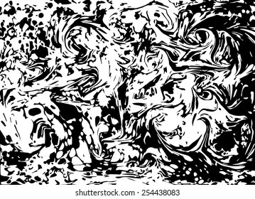 Amazing Artwork Texture Ebru Drawing On Stock Vector (Royalty Free ...