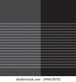 Black and White Asymmetric Plaid textured seamless pattern suitable for fashion textiles and graphics