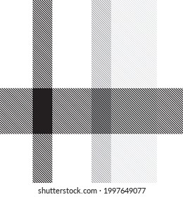 Black and White Asymmetric Plaid textured seamless pattern suitable for fashion textiles and graphics