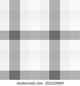 Black and White Asymmetric Plaid textured seamless pattern suitable for fashion textiles and graphics