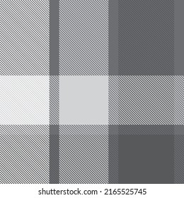Black and White Asymmetric Plaid textured seamless pattern suitable for fashion textiles and graphics