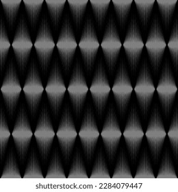 Black and white Aztec geometric art, Ethnic vector Folk motifs art. seamless vector illustration white diamond background image black and white background


