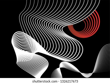 black white background