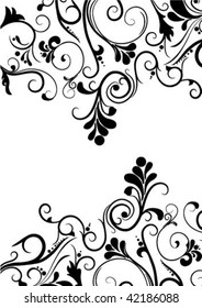   Black and White  background
