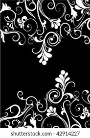   Black and White  background
