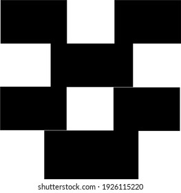 ABSTRACTO DE FONDO NEGRO Y BLANCO 