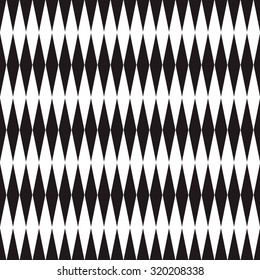 Black and white background abstract seamless geometry pattern. Vector