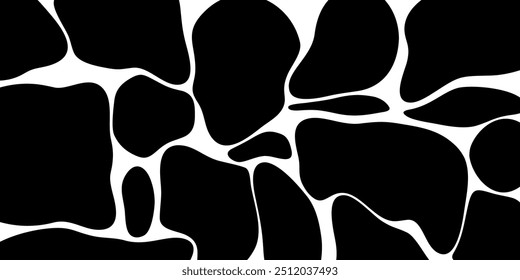 black and white background abstract stone pattern.