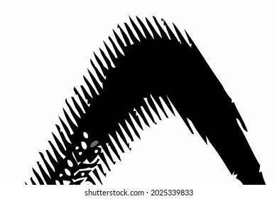 Black and white background. Abstract vector. Modern geometric design. 2D rendering digital illustration.