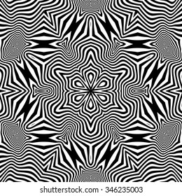 schwarz-weißer Hintergrund. Abstrakte Vektorgrafik.