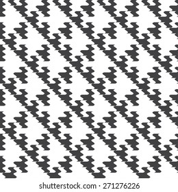 Black and white background, cloth vector pattern, goose foot