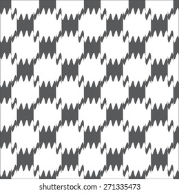 Black and white background, cloth vector pattern, goose foot