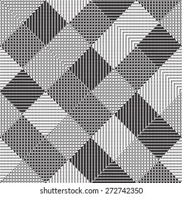 Black and white background, cloth vector pattern, goose foot