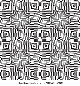 Black and white background, cloth vector pattern, goose foot