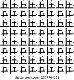 black and white background, Diagonal grid Tile. Vector Diagonal Chess Black White Tile., black rectangle block on white background seamless repeat pattern, replete image design for fabric printing