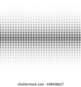 Black and white background of dots, circles