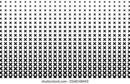 Black and white background dotted pattern leaf icon