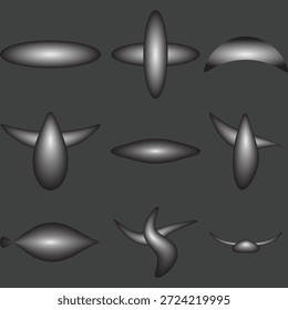 black and white background with drops design element .....