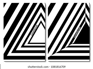 Black and white Background Geometry.