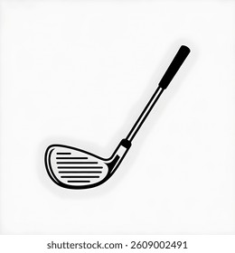 a black and white background the golf coloring page 