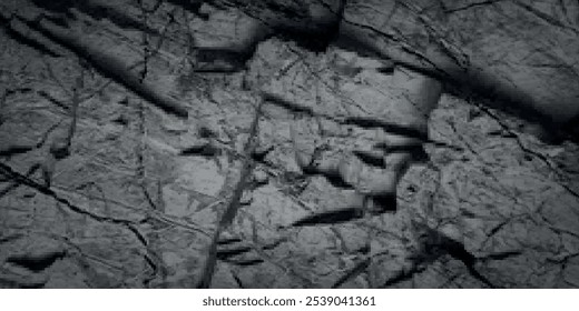 Black and white background. Gray rock texture. Grunge stone background. The texture of the mountains.