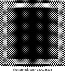 Black and white background with hearts