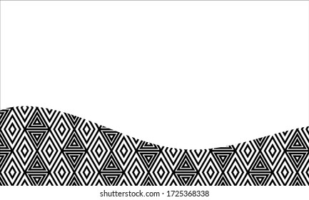 black and white background with hexagonal pattern vector illustration