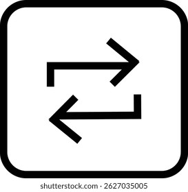 Design de ícone de plano de fundo preto e branco