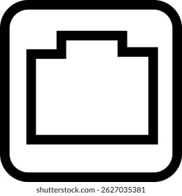 Black and white background icon design