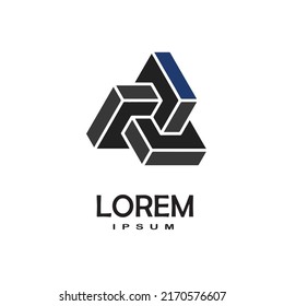 vector de diseño de logotipo de fondo negro y blanco