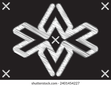 black and white background and logo, wallpaper black and white 