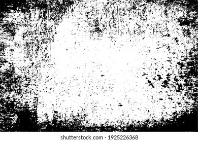 Black And White Background. Monochrome Grunge Background. Abstract Texture Of Dirt, Dust, Blots, Chips. Dirty Dirty Surface